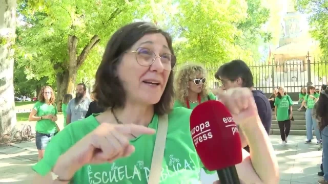 La marea verde vuelve a tomar las calles de Madrid en defensa de la educación pública