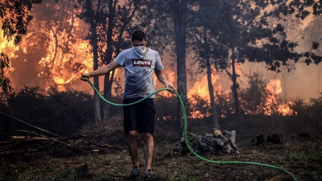 La UE moviliza medios para afrontar los graves incendios que asolan la región portuguesa de Aveiro