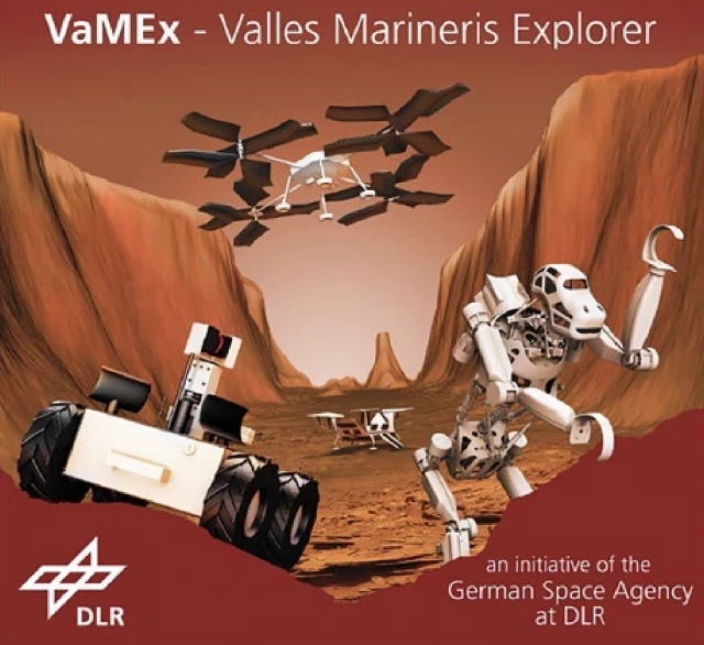 VaMEx, un enjambre de robots para buscar vida en los Valles Marineris de Marte