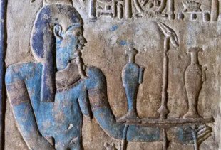 Los colores originales de las tallas pintadas se revelan en la restauración del Templo de Edfu [Eng]