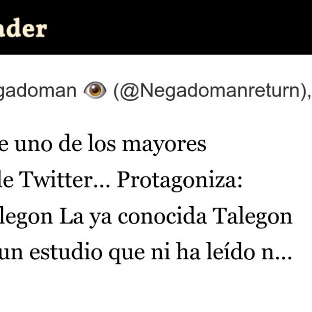 Historia de uno de los mayores ridículos de Twitter… Protagoniza: Beatriz Talegon