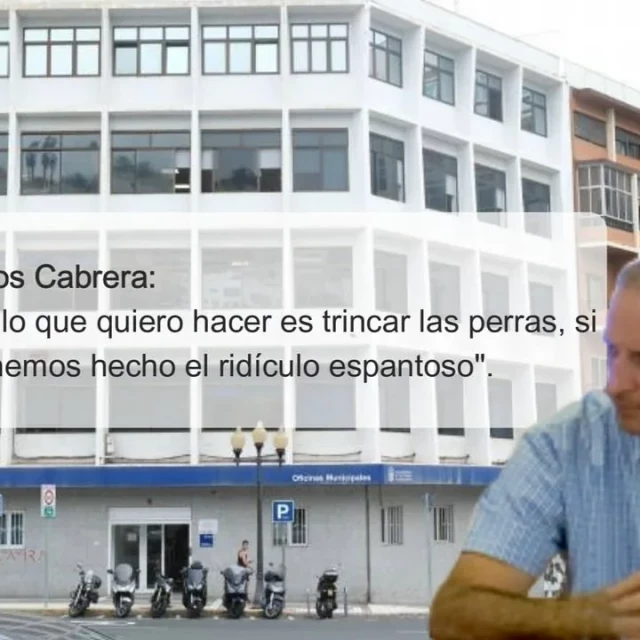 Carlos Cabrera, coordinador de la oficina técnica de la sociedad Municipal de Gestión Urbanística de Las Palmas:«Yo lo que quiero hacer es trincar las perras, si no, hemos hecho el ridículo espantoso»