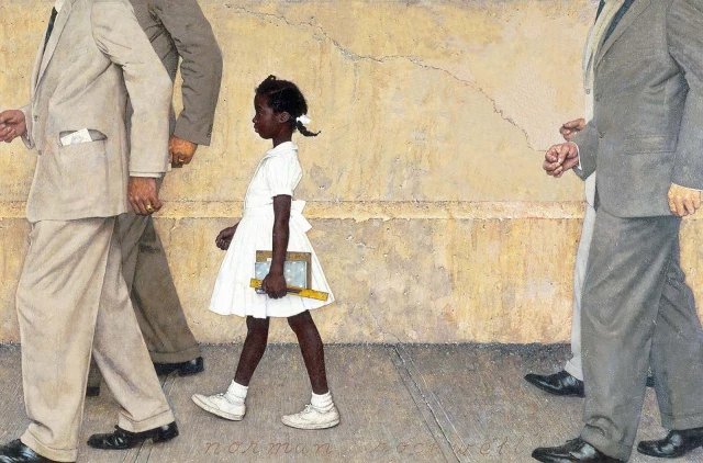 La verdadera historia del cuadro de Norman Rockwell "El problema con el que todos vivimos" (1964) (ENG)