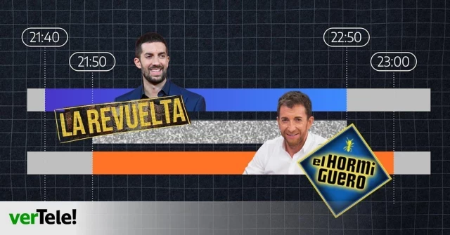 La "franja de competencia" y por qué 'La Revuelta' de Broncano sí gana a 'El Hormiguero' de Pablo Motos