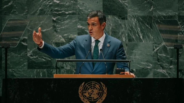 Pedro Sánchez habla en la ONU de “la locura de los tiempos” en claro mensaje a Milei, sin citarlo