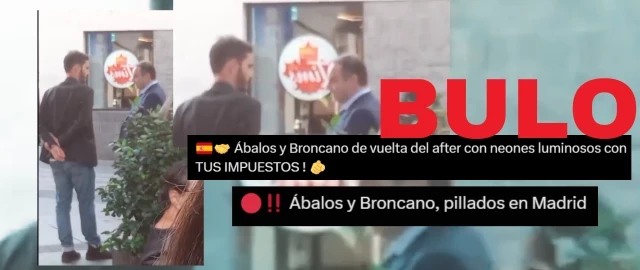 No, esta persona que está junto a Ábalos no es David Broncano, es el periodista Juanma Lamet