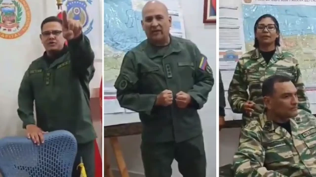 Quienes son los militares venezolanos que amenazan a España en un vídeo que se ha hecho viral: "300 años de calma no bastaron"