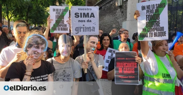 Gran manifestación por el derecho a la vivienda en Madrid el 13 de octubre