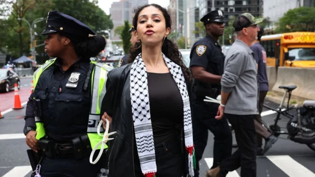 Nueva York se blinda con un enorme despliegue policial para proteger a Netanyahu de las protestas pro-Palestina