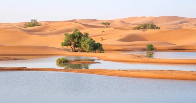 El Sáhara se transforma: fotografiamos las lagunas aparecidas tras las lluvias excepcionales