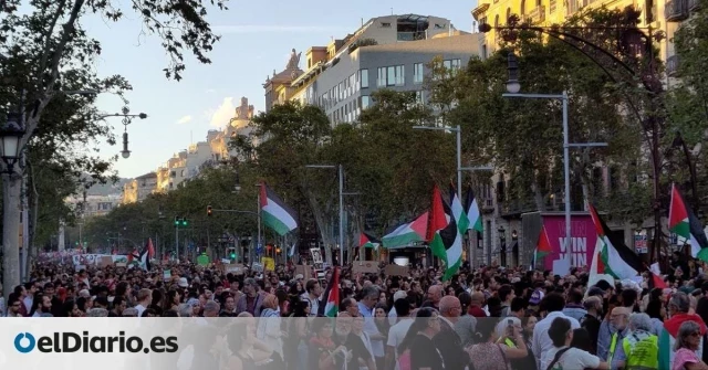 Miles de personas se manifiestan Madrid, Barcelona y otras ciudades españolas por el pueblo palestino: “Que no se normalice el genocidio”