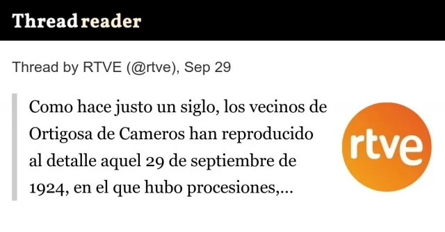 Como hace justo un siglo, los vecinos de Ortigosa de Cameros han reproducido al detalle aquel 29 de septiembre de 1924, en el que hubo procesiones, festejos y también una fotografía histórica