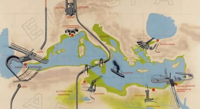 La colosal obra de ingeniería para separar el Mediterráneo del Atlántico y levantar la mayor central hidroeléctrica del mundo