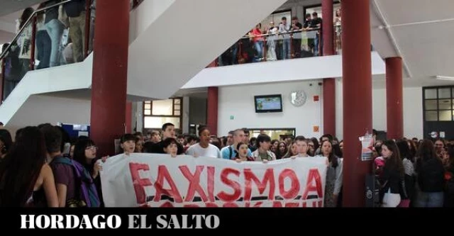 Rechazo multitudinario del alumnado de la UPV/EHU al profesor “fascista” recién contratado