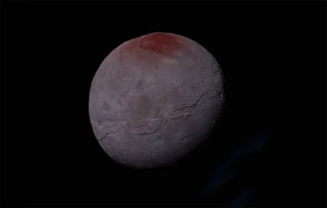 El Webb detecta CO2 y agua oxigenada en la luna más grande de Plutón