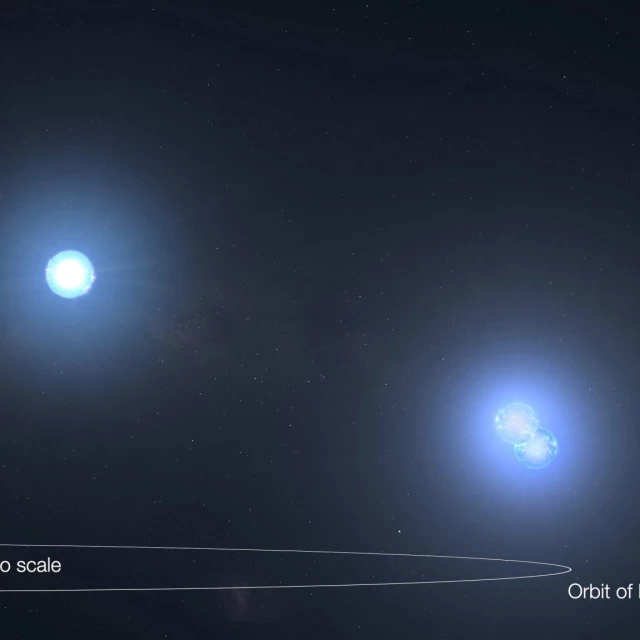 Nuevo sistema estelar triple establece récord de período orbital más corto