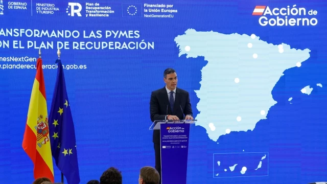 Sánchez anuncia 4.500 millones en subvenciones y 50.000 millones en préstamos para pymes