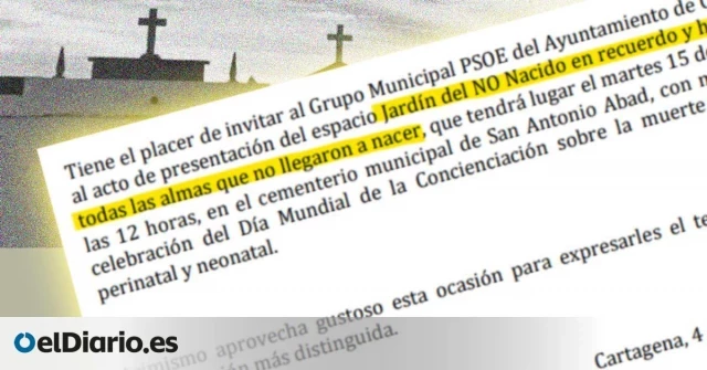 PP y Vox habilitarán en el cementerio de Cartagena un espacio de “homenaje a las almas que no llegaron a nacer”