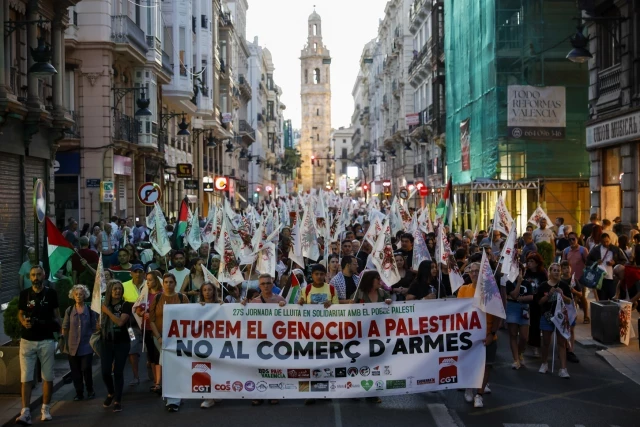 Las manifestaciones propalestinas recorrerán más de 40 ciudades este fin de semana