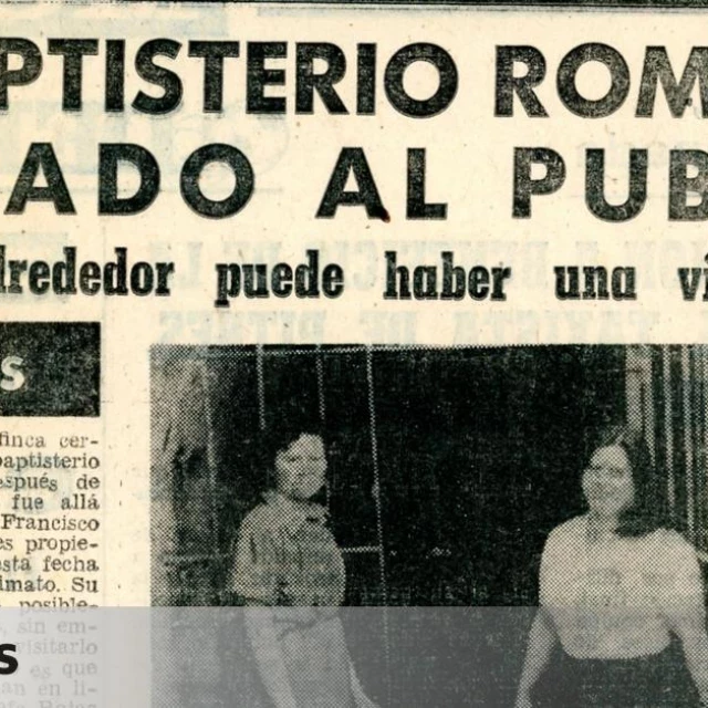 ¿A quién no le va a gustar que el 'baptisterio' romano de Las Gabias ya apareciera en periódicos de los años 70?