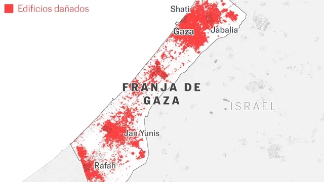 Los efectos de un año de guerra en Gaza: bombardeos, muertes y destrucción sin precedentes