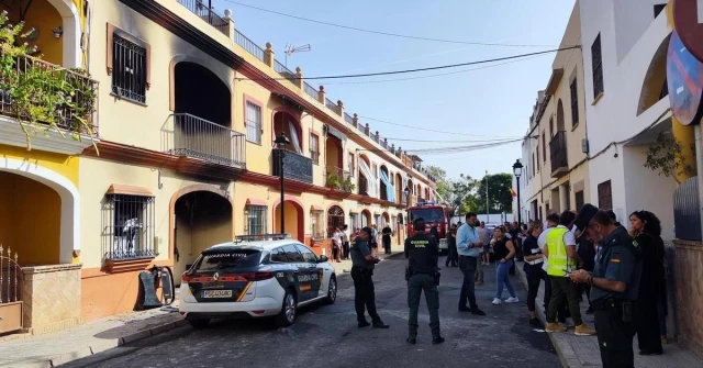 Mueren cuatro personas de una misma familia en un incendio en Guillena