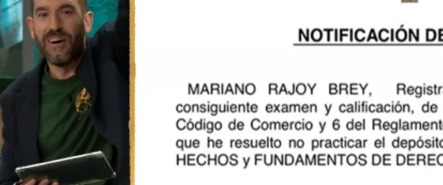 Broncano desvela que Mariano Rajoy participó en la creación de 'La Revuelta'