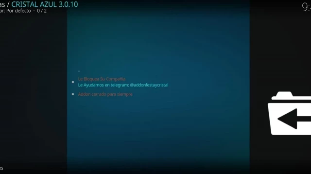 Cierra «para siempre» Cristal Azul, el addon más popular de Kodi