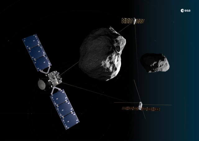 Lanzada la sonda europea Hera para estudiar el asteroide doble Dídimo y Dimorfo