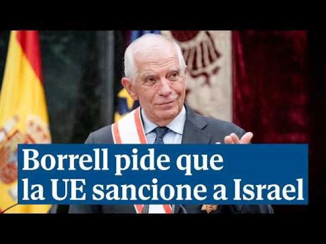 Borrell defiende que la UE debería sancionar a Israel por &quot;delitos de odio&quot;