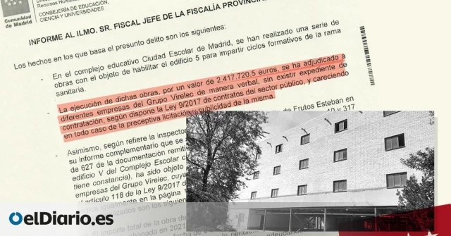 Un juzgado de Madrid investiga el escándalo de los centros de FP de Ayuso construidos a dedo y sin contrato