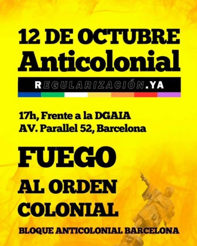 Manifestación anticolonial 12O