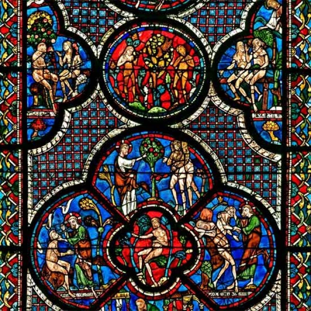 Cómo leer una vidriera: la ventana del buen samaritano en la Catedral de Chartres