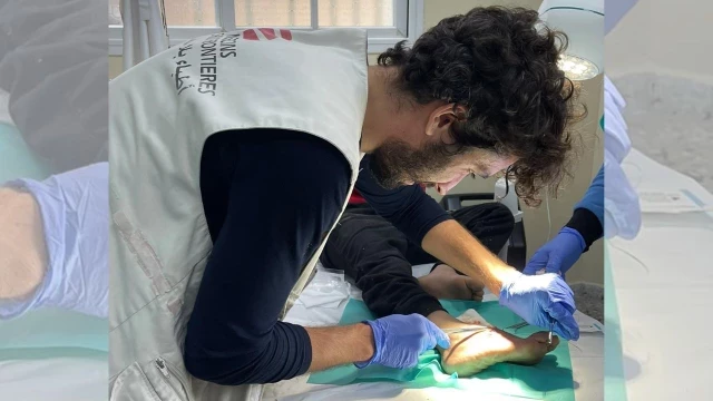 Cinco semanas en Gaza contadas en primera persona por un enfermero (de Msf) asturiano: «Oyes bombas, los edificios tiemblan; es una lotería»