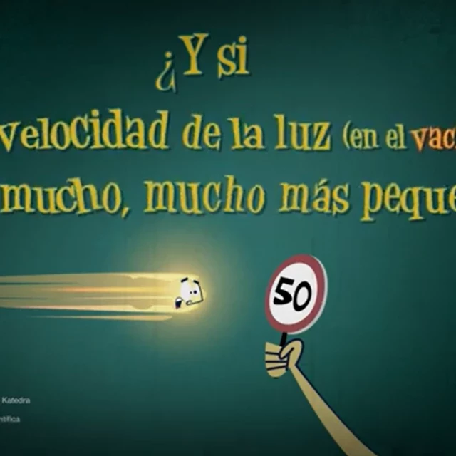 ¿Y si la velocidad de la luz (en el vacío) fuese mucho, mucho más pequeña?