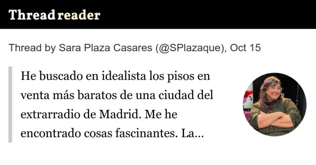 He buscado en Idealista los pisos más baratos del extrarradio de Madrid. La mayoría se ofrecen "solo a inversores" ¿por qué? [HILO]