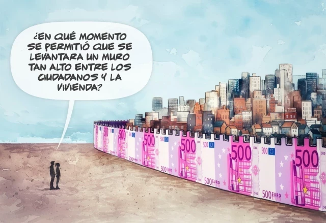 Viñeta. El muro