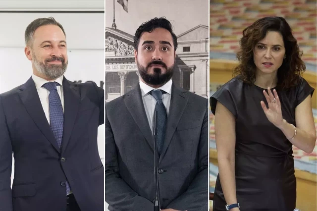 Abascal, Alvise y Ayuso, ejes de la difusión de bulos y la banalización del asesinato de Samuel Luiz