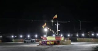 Construyen de noche una pista de hormigón ilegal de 90 metros en el poblado (Mallorca)