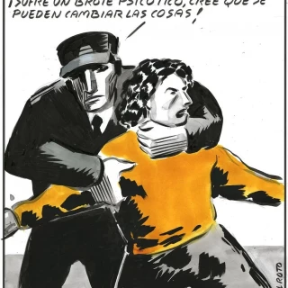 Brotes psicóticos (Viñeta El Roto)