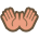 {0x1f450} {0x1f450}