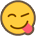 {0x1f60b} {0x1f60b}
