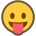 {0x1f61b} {0x1f61b}