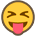 {0x1f61d} {0x1f61d}